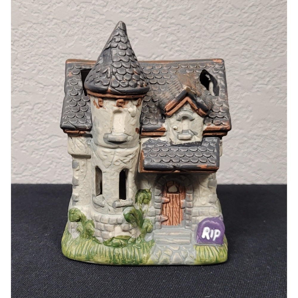 Greenbrier International Halloween Village RIP Tower House Halloween Decor